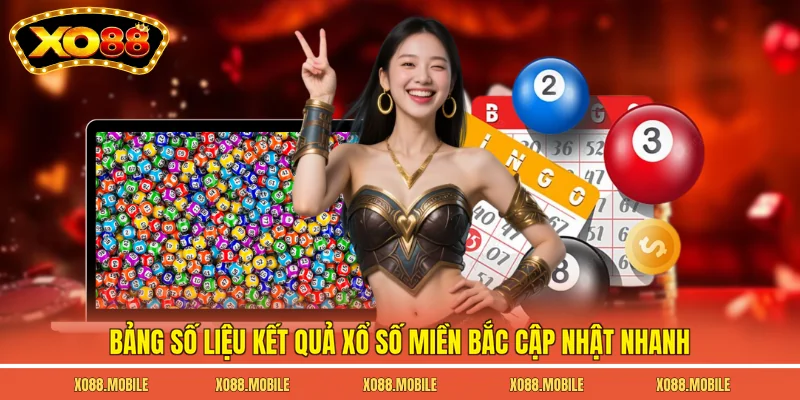 Bảng số liệu kết quả xổ số miền Bắc cập nhật nhanh