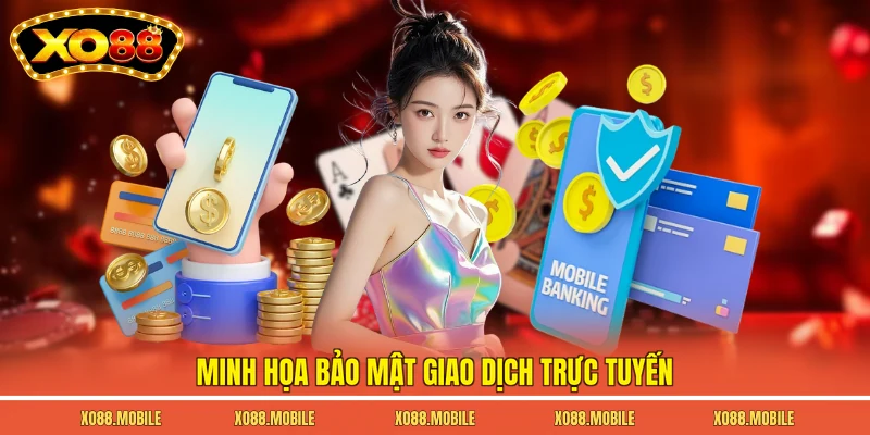 Minh họa bảo mật giao dịch trực tuyến