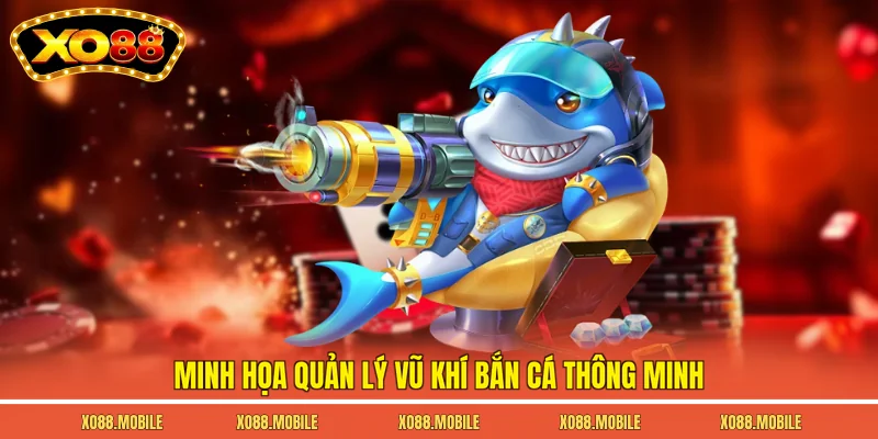 Minh họa quản lý vũ khí bắn cá thông minh