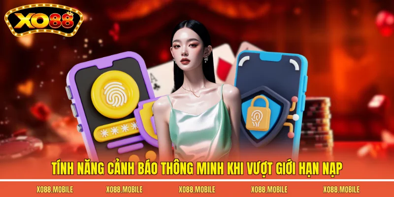 Tính năng cảnh báo thông minh khi vượt giới hạn nạp